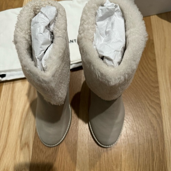 Isabel marant shearling booties totem - Picture 7 of 7